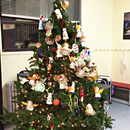 Christmas Tree at Tyndale St-Georges Community Centre